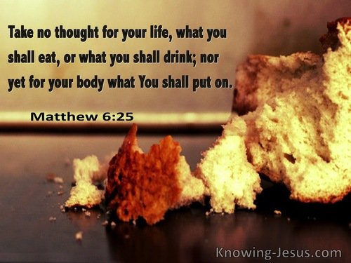 Care for your body-Matthew 6-25